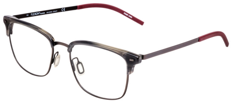 prescription-glasses-model-Flexon-FL2022-Grey-Horn-45