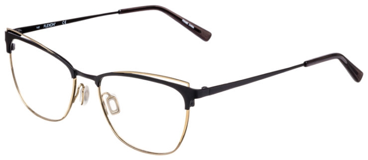 prescription-glasses-model-Flexon-FL3100-Black-Gold-45