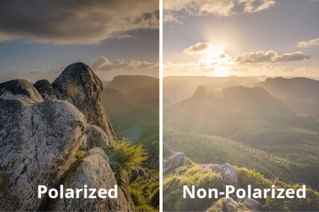 Polarized vs non-polarized
