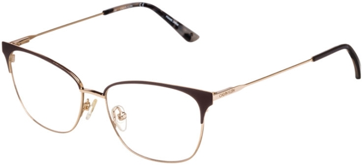 prescription-glasses-model-Calvin Klein CK18108-Brown Gold-45