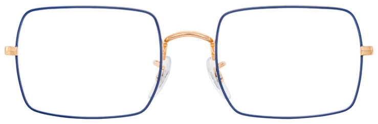 prescription-glasses-model-Ray-Ban-RB1969V-Blue-Gold-FRONT