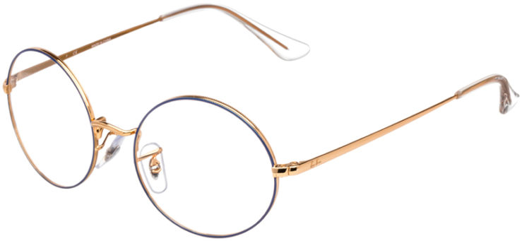 prescription-glasses-model-Ray-Ban-RB1970V-Blue-Gold-45