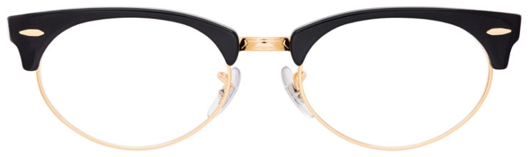 prescription-glasses-model-Ray-Ban-RB3946V-Black-Gold-FRONT