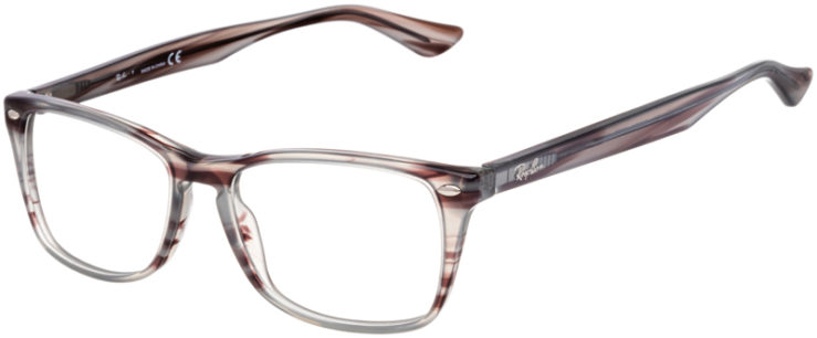 prescription-glasses-model-Ray-Ban-RB5228M-Striped-Grey-45