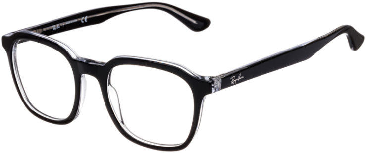 prescription-glasses-model-Ray-Ban-RB5390-Black-45