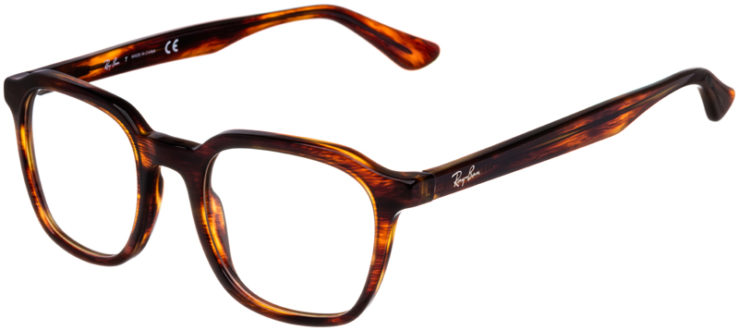 prescription-glasses-model-Ray-Ban-RB5390-Striped-Havana-45