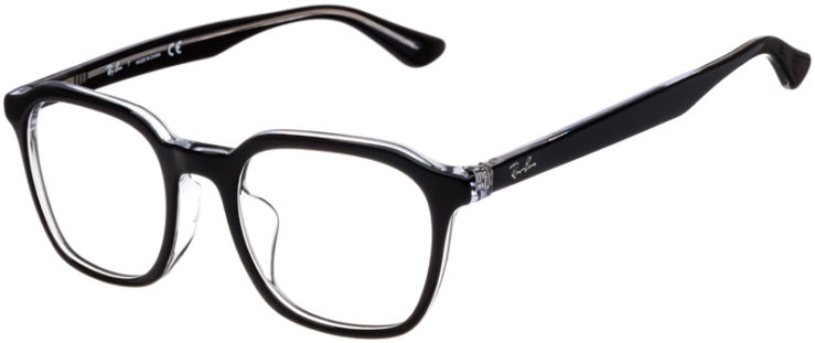 prescription-glasses-model-Ray-Ban-RB5390F-Black-45