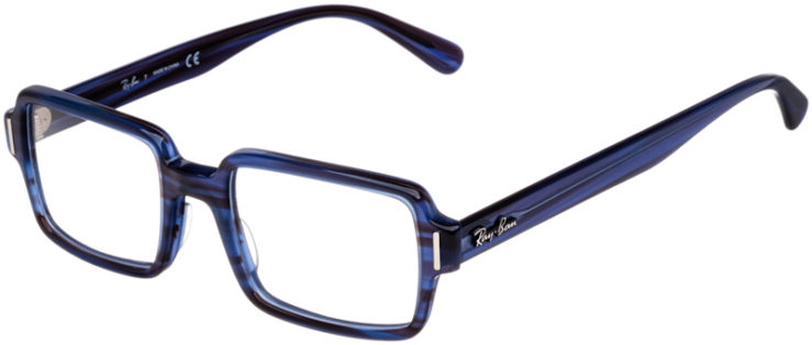 prescription-glasses-model-Ray-Ban-RB5473-Striped-Blue-45