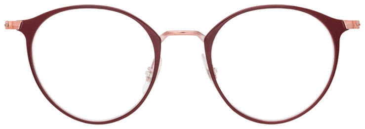 prescription-glasses-model-Ray Ban RB6378-Red-FRONT