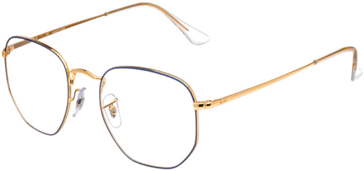 prescription-glasses-model-Ray-Ban-RB6448-Blue-Gold-45