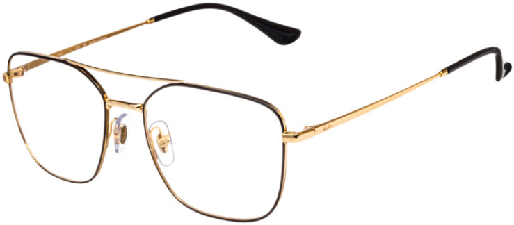 prescription-glasses-model-Ray-Ban-RB6450-Black-Gold-45