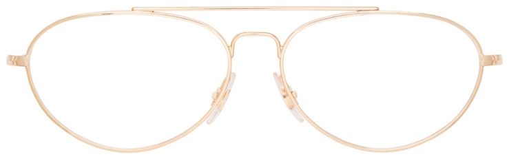prescription-glasses-model-Ray-Ban-RB6454-Gold-FRONT