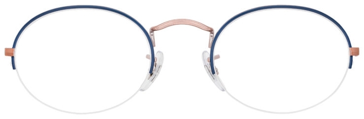 prescription-glasses-model-Ray-Ban-RB6547-Blue-FRONT