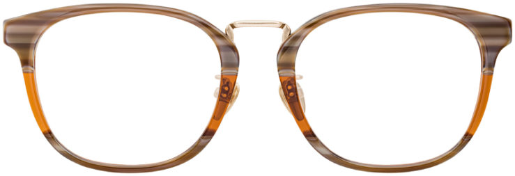 prescription-glasses-model-Calvin-Klein-CK18712A-Brown-Horn-FRONT