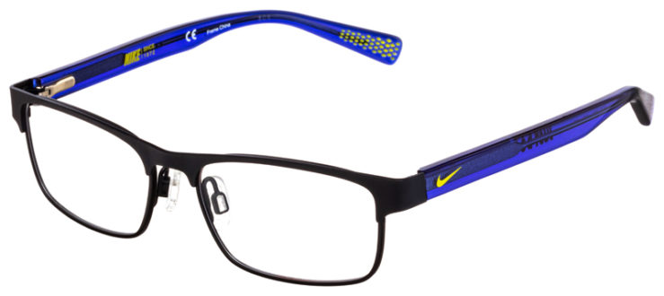 prescription-glasses-model-Nike-5574-Black-Blue-45