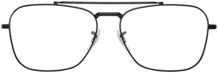 prescription-glasses-model-Ray-Ban-RB3636V-Black-FRONT