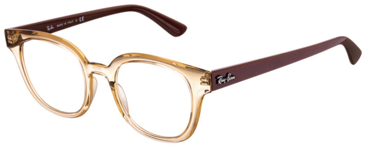 prescription-glasses-model-Ray-Ban-RB4324VF-Clear-Brown-45
