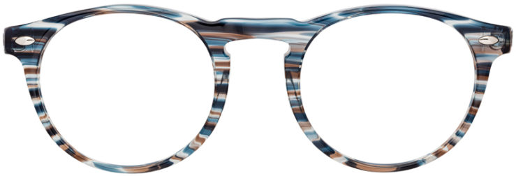 prescription-glasses-model-Ray-Ban-RB5283-Blue-Grey-Striped-FRONT