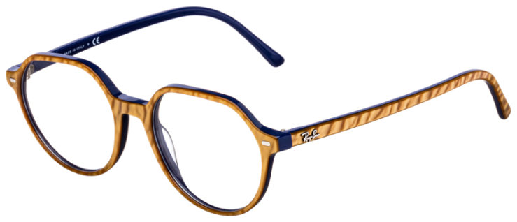 prescription-glasses-model-Ray-Ban-RB5395-Gold-Blue-45