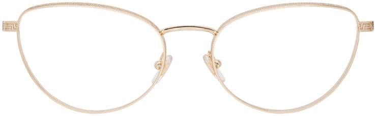 prescription-glasses-model-Versace-VE1266-Gold-FRONT