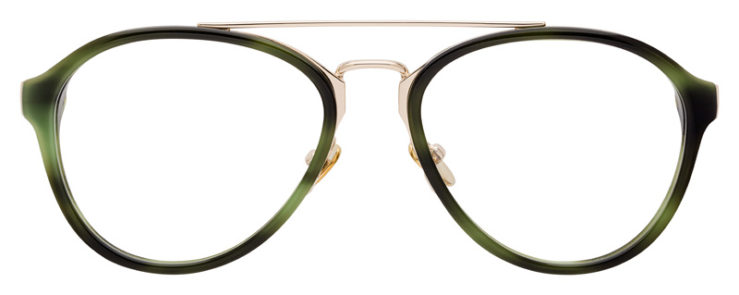 prescripiton-glasses-model-Calvin-Klein-CK18511-Gold-Green-Havana-FRONT