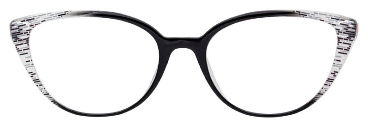 prescripiton-glasses-model-Capri-UP319-Black-FRONT