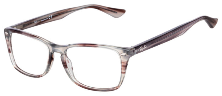 prescripiton-glasses-model-Ray-Ban-RB5228M-Striped-Grey-45