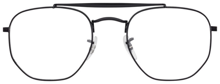 prescription-glasses-model-RB3648V-Black-FRONT