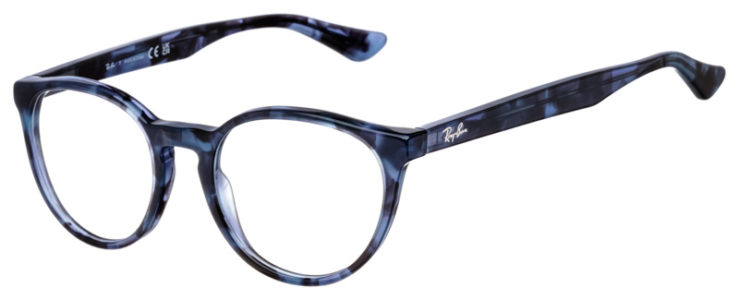 prescription-glasses-model-RB5380-Blue Havana-45