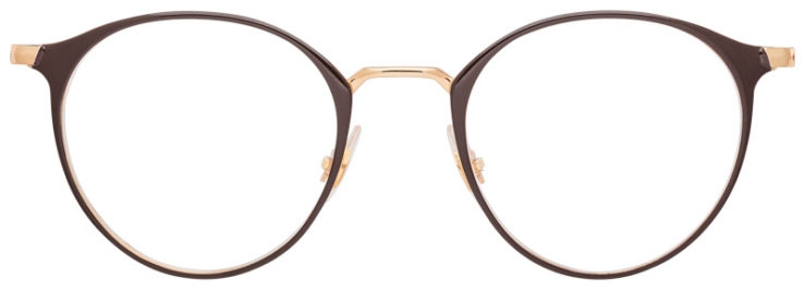 prescription-glasses-model-RB6378-Brown Gold-FRONT