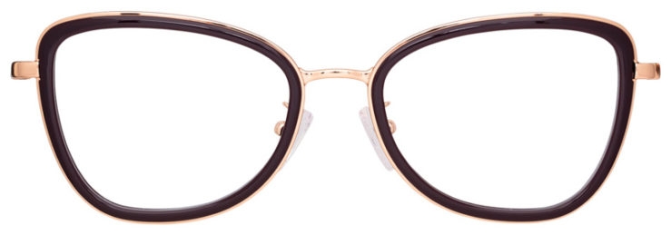 prescription-glasses-model-Michael-Kors-MK3042B-Rose-Gold-Burgundy-FRONT
