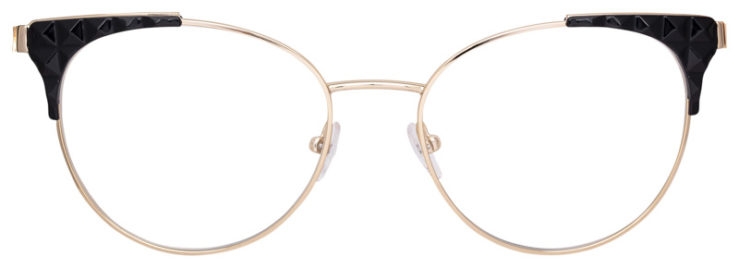 prescription-glasses-model-Michael-Kors-MK3047-Black-Gold-FRONT