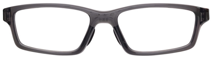prescription-glasses-model-Oakley-Crosslink-Pitch-A-Grey-Smoke-FRONT