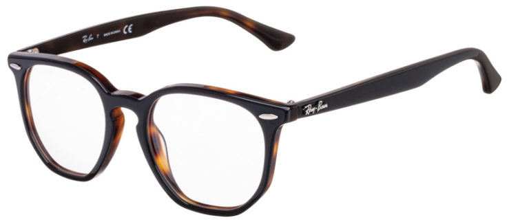 prescription-glasses-model-Ray-Ban-RB7151-Black-Tortoise-45