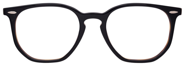 prescription-glasses-model-Ray-Ban-RB7151-Black-Tortoise-FRONT