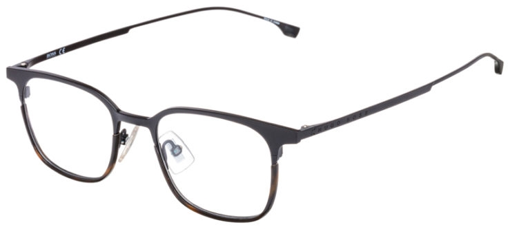 prescription-glasses-model-Hugo Boss-Boss 1014-Matte Black Havana-45