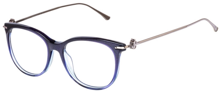 prescription-glasses-model-Jimmy Choo-JC263-Gradient Purple Glitter-45