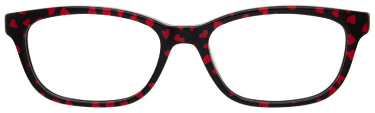 prescription-glasses-model-Kate Spade-Brylie -Black Red-Front