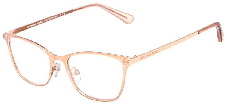 prescription-glasses-model-Michael Kors-MK3050-Rose Gold-45