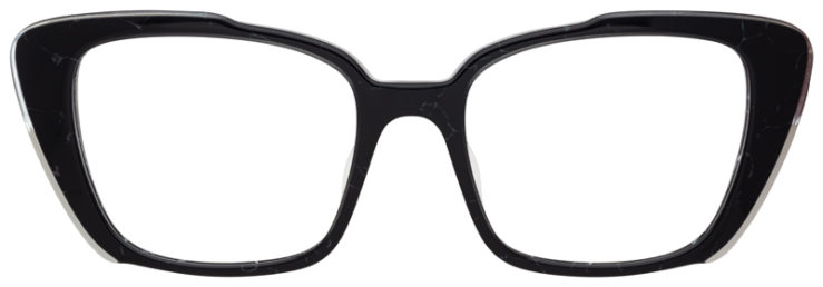 prescription-glasses-model-Prada-VPR 01Y-Havana Black White-Front