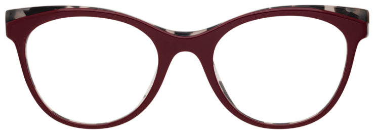 prescription-glasses-model-Prada-VPR 05W-Burgundy Grey-Front