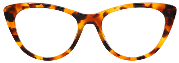 prescription-glasses-model-Prada-VPR 05X-Orange Havana-Front