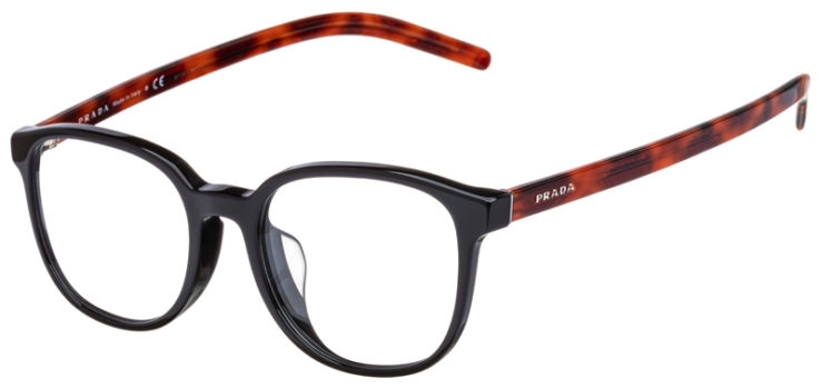 prescription-glasses-model-Prada-VPR 07X-F-Brown-45