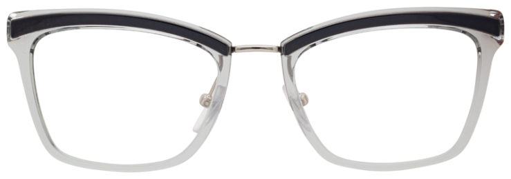 prescription-glasses-model-Prada-VPR 15U-Grey-Front