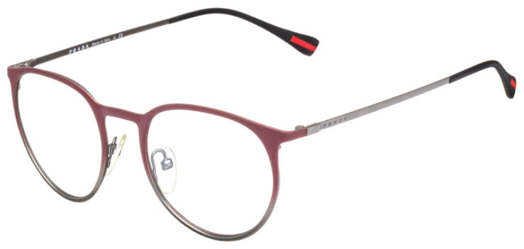 prescription-glasses-model-Prada-VPS 50H-Burgundy Gradient-45
