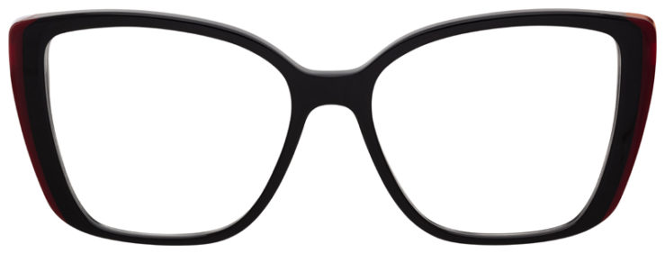 prescription-glasses-model-Salvatore Ferragamo-SF2850-Black Burgundy-Front