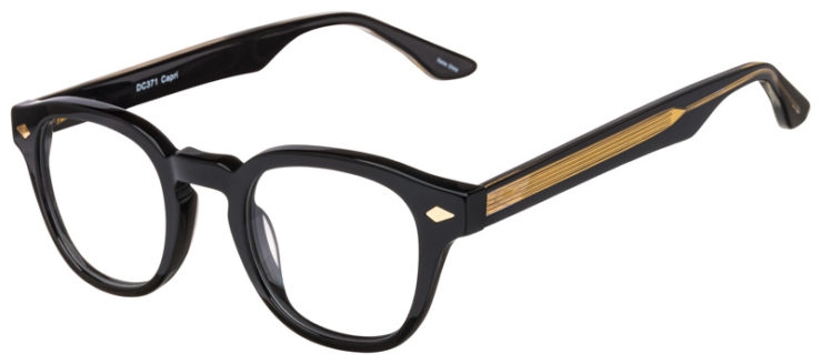 prescription-glasses-model-Capri-DC371-Black-Gold-45