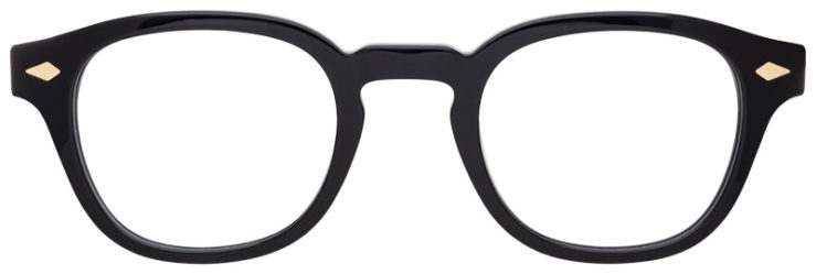 prescription-glasses-model-Capri-DC371-Black-Gold-Front