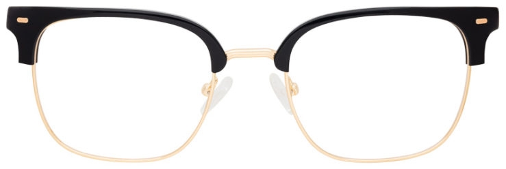 prescription-glasses-model-Capri-DC510-Black-Gold-Front