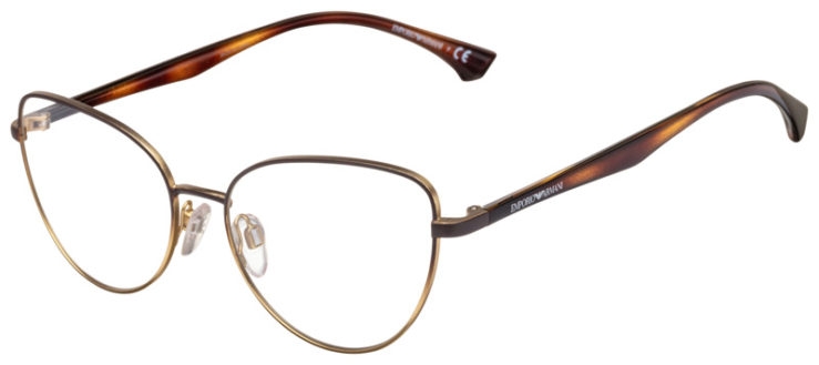 prescription-glasses-model-Emporio-Armani-EA1104-Matte-Brown-Gold-45